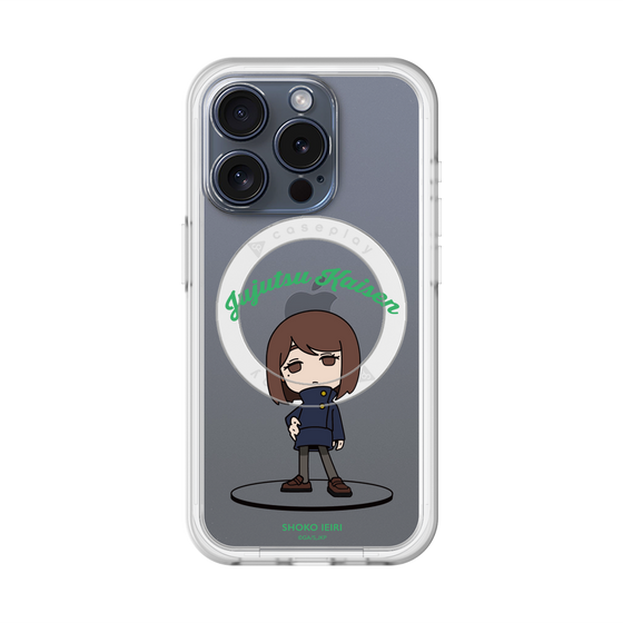 スリムプロテクションプレミアムケース with MagSafe［ 呪術廻戦 - ミニキャラ - 家入 硝子（懐玉・玉折） ］