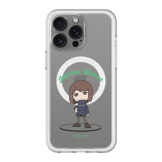 スリムプロテクションプレミアムケース with MagSafe［ 呪術廻戦 - ミニキャラ - 家入 硝子（懐玉・玉折） ］