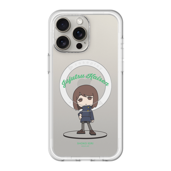 スリムプロテクションプレミアムケース with MagSafe［ 呪術廻戦 - ミニキャラ - 家入 硝子（懐玉・玉折） ］