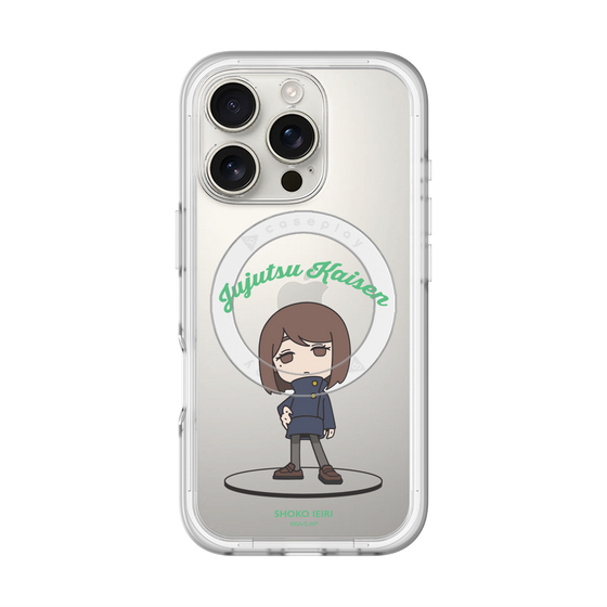 スリムプロテクションプレミアムケース with MagSafe［ 呪術廻戦 - ミニキャラ - 家入 硝子（懐玉・玉折） ］