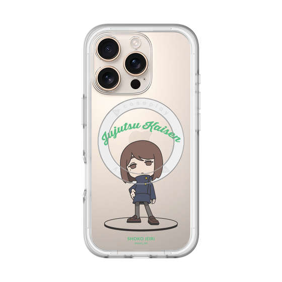 スリムプロテクションプレミアムケース with MagSafe［ 呪術廻戦 - ミニキャラ - 家入 硝子（懐玉・玉折） ］