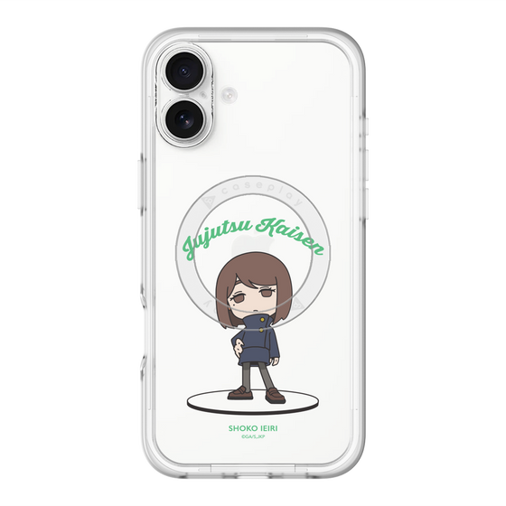 スリムプロテクションプレミアムケース with MagSafe［ 呪術廻戦 - ミニキャラ - 家入 硝子（懐玉・玉折） ］