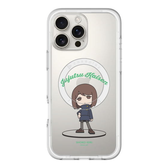 スリムプロテクションプレミアムケース with MagSafe［ 呪術廻戦 - ミニキャラ - 家入 硝子（懐玉・玉折） ］