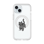 スリムプロテクションプレミアムケース with MagSafe［ オリジナル - CASEPLAYネコ - black ］
