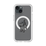 スリムプロテクションプレミアムケース with MagSafe［ オリジナル - CASEPLAYネコ - black ］