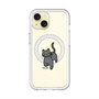 スリムプロテクションプレミアムケース with MagSafe［ オリジナル - CASEPLAYネコ - black ］