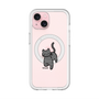 スリムプロテクションプレミアムケース with MagSafe［ オリジナル - CASEPLAYネコ - black ］