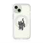 スリムプロテクションプレミアムケース with MagSafe［ オリジナル - CASEPLAYネコ - black ］