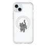 スリムプロテクションプレミアムケース with MagSafe［ オリジナル - CASEPLAYネコ - black ］