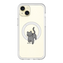 スリムプロテクションプレミアムケース with MagSafe［ オリジナル - CASEPLAYネコ - black ］