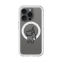 スリムプロテクションプレミアムケース with MagSafe［ オリジナル - CASEPLAYネコ - black ］