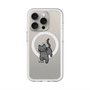 スリムプロテクションプレミアムケース with MagSafe［ オリジナル - CASEPLAYネコ - black ］