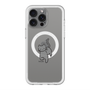 スリムプロテクションプレミアムケース with MagSafe［ オリジナル - CASEPLAYネコ - black ］