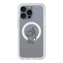 スリムプロテクションプレミアムケース with MagSafe［ オリジナル - CASEPLAYネコ - black ］