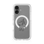 スリムプロテクションプレミアムケース with MagSafe［ オリジナル - CASEPLAYネコ - black ］