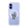 スリムプロテクションプレミアムケース with MagSafe［ オリジナル - CASEPLAYネコ - black ］