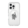 スリムプロテクションプレミアムケース with MagSafe［ オリジナル - CASEPLAYネコ - black ］