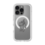スリムプロテクションプレミアムケース with MagSafe［ オリジナル - CASEPLAYネコ - black ］