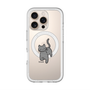 スリムプロテクションプレミアムケース with MagSafe［ オリジナル - CASEPLAYネコ - black ］