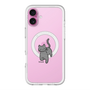 スリムプロテクションプレミアムケース with MagSafe［ オリジナル - CASEPLAYネコ - black ］