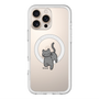 スリムプロテクションプレミアムケース with MagSafe［ オリジナル - CASEPLAYネコ - black ］