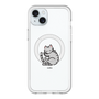 スリムプロテクションプレミアムケース with MagSafe［ オリジナル - CASEPLAYネコ - saba ］