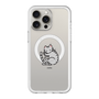 スリムプロテクションプレミアムケース with MagSafe［ オリジナル - CASEPLAYネコ - saba ］