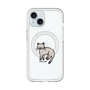 スリムプロテクションプレミアムケース with MagSafe［ オリジナル - CASEPLAYネコ - pointed ］