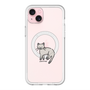 スリムプロテクションプレミアムケース with MagSafe［ オリジナル - CASEPLAYネコ - pointed ］