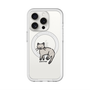 スリムプロテクションプレミアムケース with MagSafe［ オリジナル - CASEPLAYネコ - pointed ］
