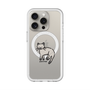 スリムプロテクションプレミアムケース with MagSafe［ オリジナル - CASEPLAYネコ - pointed ］