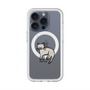スリムプロテクションプレミアムケース with MagSafe［ オリジナル - CASEPLAYネコ - pointed ］