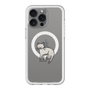 スリムプロテクションプレミアムケース with MagSafe［ オリジナル - CASEPLAYネコ - pointed ］