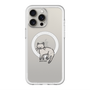 スリムプロテクションプレミアムケース with MagSafe［ オリジナル - CASEPLAYネコ - pointed ］