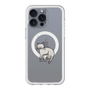 スリムプロテクションプレミアムケース with MagSafe［ オリジナル - CASEPLAYネコ - pointed ］
