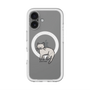 スリムプロテクションプレミアムケース with MagSafe［ オリジナル - CASEPLAYネコ - pointed ］