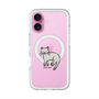 スリムプロテクションプレミアムケース with MagSafe［ オリジナル - CASEPLAYネコ - pointed ］