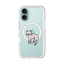 スリムプロテクションプレミアムケース with MagSafe［ オリジナル - CASEPLAYネコ - pointed ］