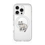 スリムプロテクションプレミアムケース with MagSafe［ オリジナル - CASEPLAYネコ - pointed ］