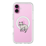 スリムプロテクションプレミアムケース with MagSafe［ オリジナル - CASEPLAYネコ - pointed ］