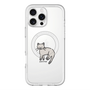 スリムプロテクションプレミアムケース with MagSafe［ オリジナル - CASEPLAYネコ - pointed ］