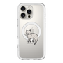 スリムプロテクションプレミアムケース with MagSafe［ オリジナル - CASEPLAYネコ - pointed ］