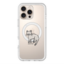 スリムプロテクションプレミアムケース with MagSafe［ オリジナル - CASEPLAYネコ - pointed ］