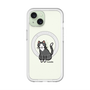 スリムプロテクションプレミアムケース with MagSafe［ オリジナル - CASEPLAYネコ - tuxedo ］