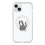 スリムプロテクションプレミアムケース with MagSafe［ オリジナル - CASEPLAYネコ - tuxedo ］