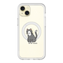 スリムプロテクションプレミアムケース with MagSafe［ オリジナル - CASEPLAYネコ - tuxedo ］