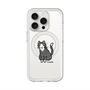 スリムプロテクションプレミアムケース with MagSafe［ オリジナル - CASEPLAYネコ - tuxedo ］