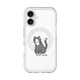 スリムプロテクションプレミアムケース with MagSafe［ オリジナル - CASEPLAYネコ - tuxedo ］