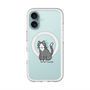 スリムプロテクションプレミアムケース with MagSafe［ オリジナル - CASEPLAYネコ - tuxedo ］