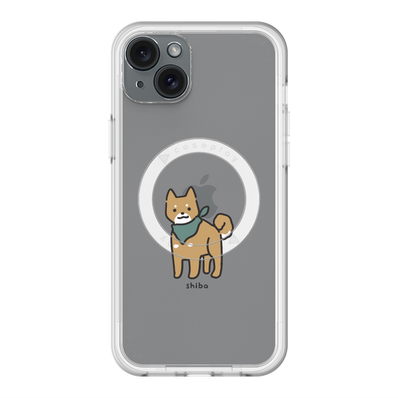 スリムプロテクションプレミアムケース with MagSafe［ オリジナル - CASEPLAYイヌ - shiba ］